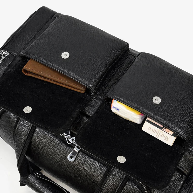 Wanderlust Leather Duffle
54cm Big Genuine Leather Duffle Bags Real Cowskin Men Travel Bag Large Capaicity Weekender Bags Vintage Fashion Handbag For Male