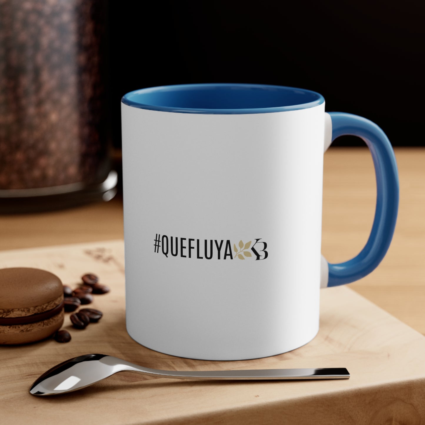 Que Fluya Coffee Mug, 11oz