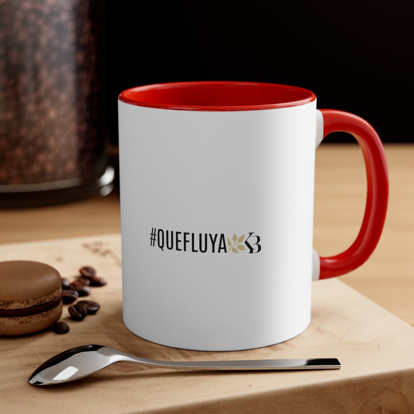 Que Fluya Coffee Mug, 11oz