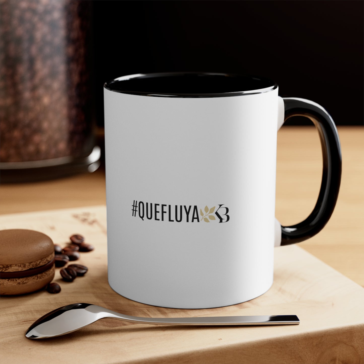 Que Fluya Coffee Mug, 11oz