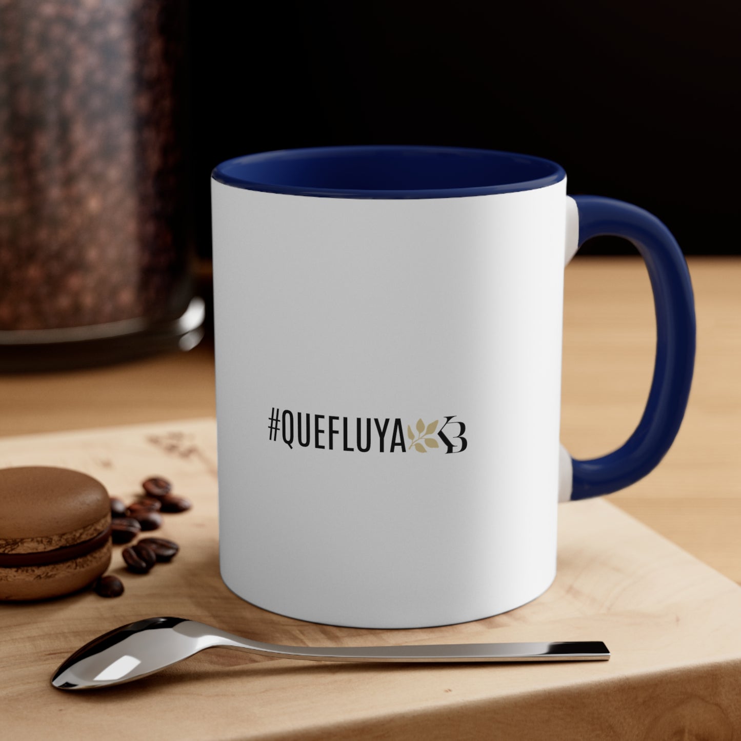 Que Fluya Coffee Mug, 11oz